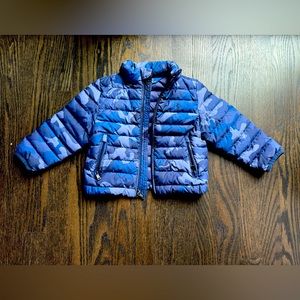Baby Boy Blue Camo Winter Coat